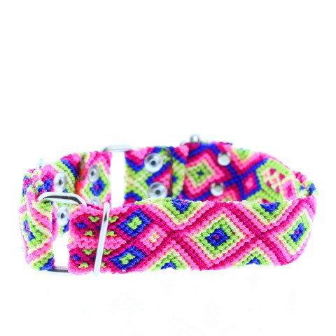 ROSARIO Mexican Woven Dog Collar
