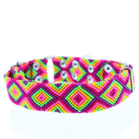 VIRGILIO Collier Tissé Mexicain