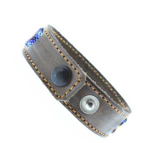 MEXICALI Bracelet Mexicain Tissage & Cuir